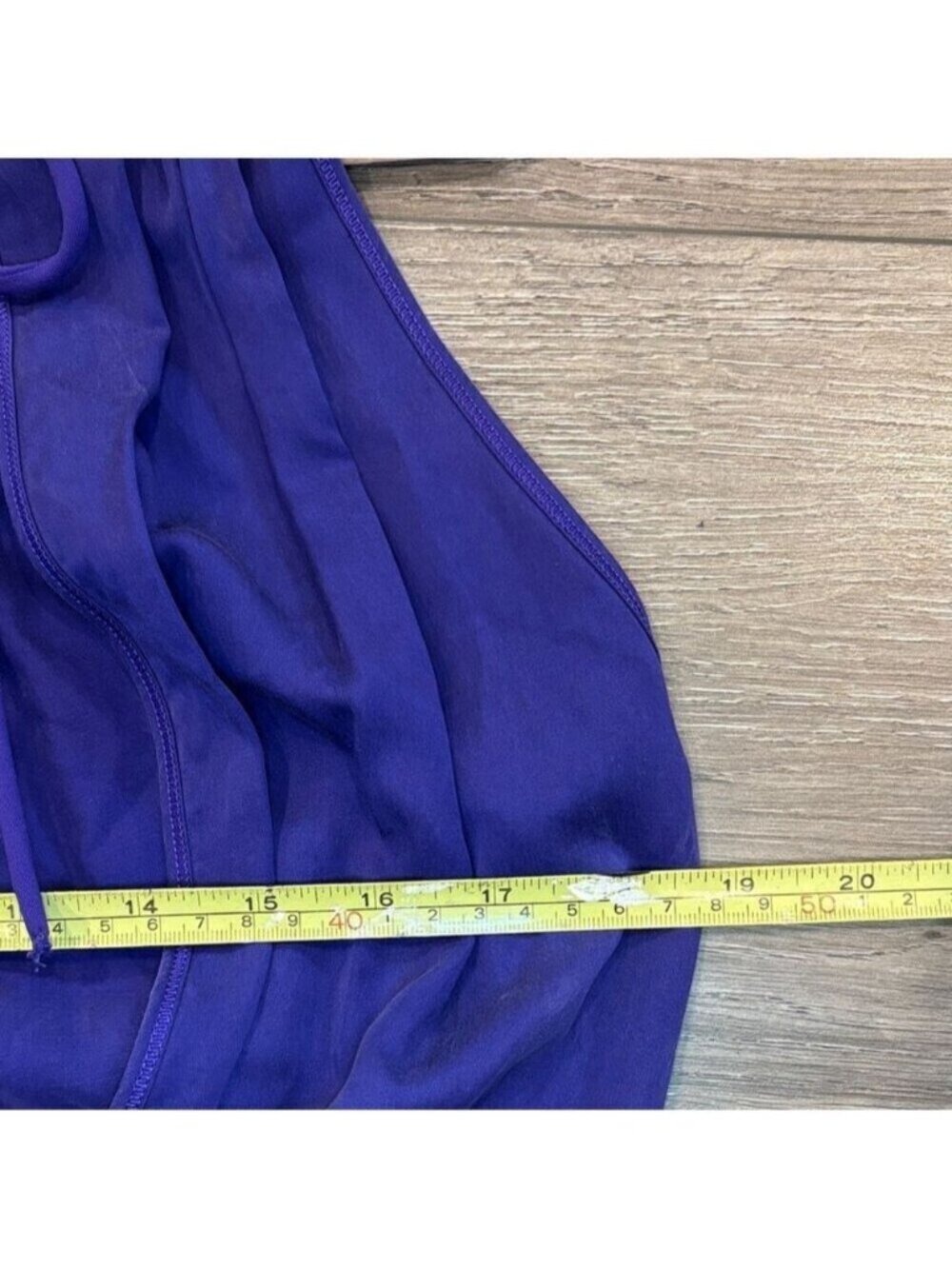 Lululemon Royal Blue TENCEL Halter Tie Back Romper Open Back Size 6 0569 - Picture 8 of 9
